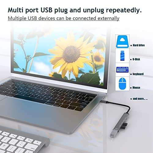 Hub USB-C 5 in 1 [PD 65W, ]