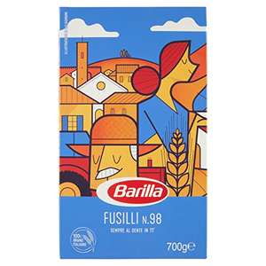 Barilla Pasta Fusilli, edizione limitata, pasta corta di semola di grano duro 100% italiano, 700 gr