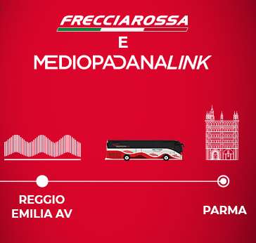 [BUS] Con Mediopadana Link raggiungere Parma è ancora più comodo e conveniente! Fino al 50% di sconto
