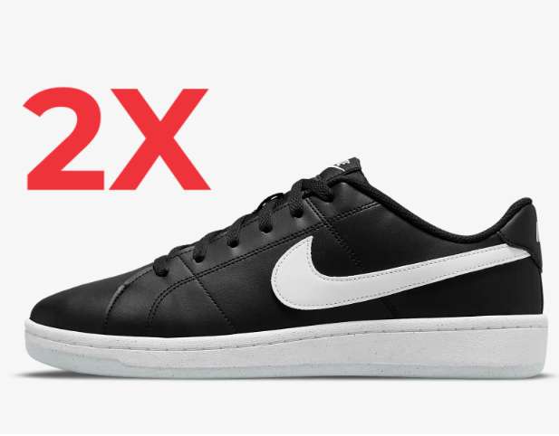 2X Nike Court Royale 2 Next Nature [Unisex] (31,4€ ciascun paio)