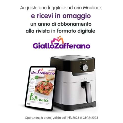 Moulinex Friggitrice ad Aria Easy Fry & Grill 2-in-1: Cottura
