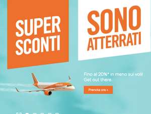 EasyJet Voli a -20% e Prezzi SUPER (es. Milano > Parigi a 9,49€)