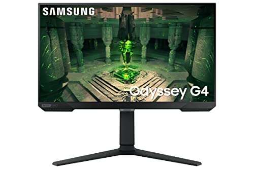 Samsung Monitor Gaming Odyssey G4 (S25BG400), Flat, 25'', 1920x1080 FHD, IPS, 240 Hz, 1 ms, Freesync, G-Sync, HDMI, Display Port