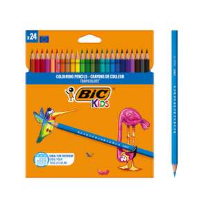 Bic Kids Matite Colorate Multicolore, 24 Unità