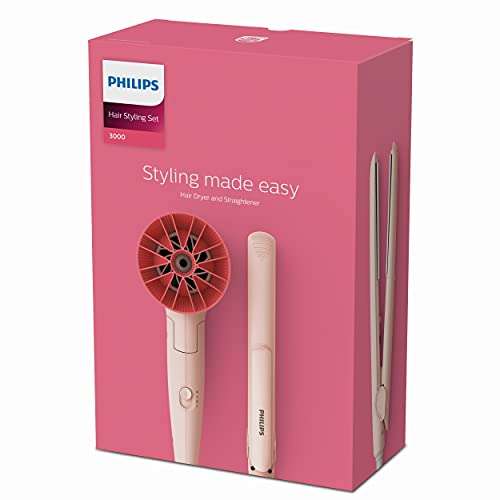 Bundle Philips 3000 Phone + Piastra per capelli - [Styling made easy, 1600W]