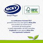 Nicky Elite Carta Igienica a 3 veli [12 Maxi Rotoli]