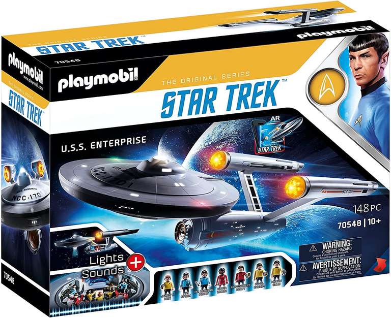 Playmobil - Star Trek U.S.S. Enterprise [Effetti luminosi e sonori, con dialoghi originali, Bluetooth]