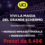 Privalia Sconti sui Biglietti UCI CINEMA in tutta Italia [Infrasettimanale o Festivo]