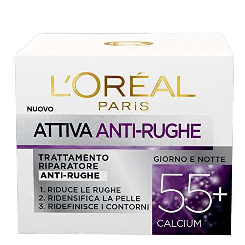 L'Oréal Paris Attiva Antirughe 55+ Crema Viso Donna [50ml]
