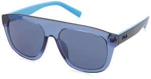 Fila Occhiali da Sole Unisex-Adulto (colore, blu trasparente)