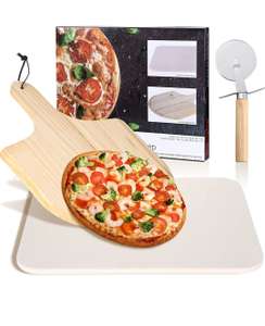 Pietra refrattaria per pizza da forno, 38x 30 cm