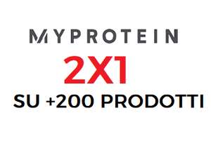 My Protein - 2x1 su prodotti selezionati, Il prodotto che costa meno é Gratis