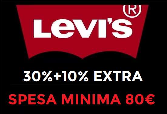 LEVI'S 10% Extra su una Spesa minima di 80€ [Valido anche su prodotti già scontati]
