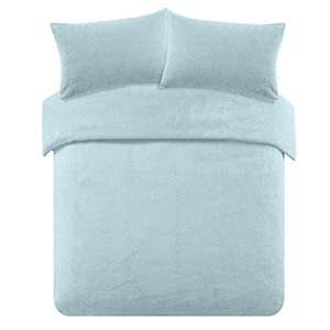 Set di biancheria per letto singolo con copripiumino e federa per cuscino, soffice e caldo e morbido