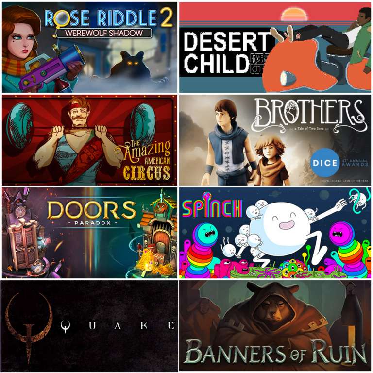 [Giochi GRATIS Prime Gaming Twitch]: Quake, Brothers a Tale of two Sons, Spinch, Doors Paradox, Banners of Ruin, Desert Child...