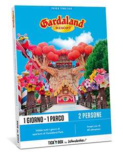Tick&Box - Cofanetto Regalo - Gardaland Park 1 Giorno + 1 Parco (2 Persone)
