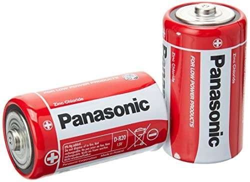 2 Batterie Panasonic D