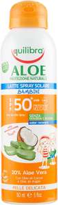 Spray Solare Spf 50+ per Bambini Equilibra 6.6€