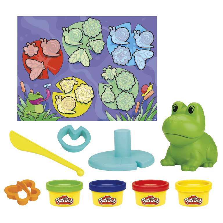 Play-Doh Starters: Rana a Colori per Giochi Creativi  4 Colori di Pasta  Modellabile (bambini dai 3 anni+) »
