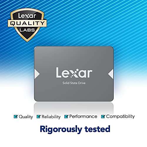Lexar - SSD Interno, hard disk a stato solido 256GB [2,5", Fino a 550 MB/s]
