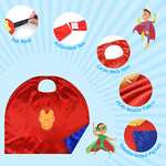 Costumi da Supereroe, Doppia Faccia, Mantello e Maschere [ 3 - 9 anni ]