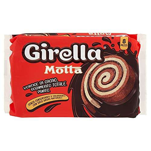 Motta Girella Spirale al Cioccolato - (confezione da 8 merendine per 35g)