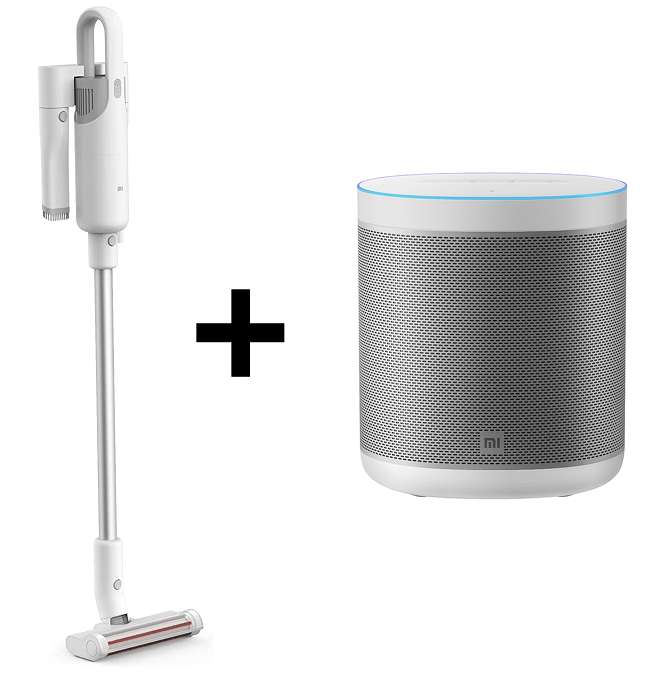Xiaomi - Bundle aspirapolvere Mi Vacuum Cleaner Light + altoparlante Mi Smart Speaker