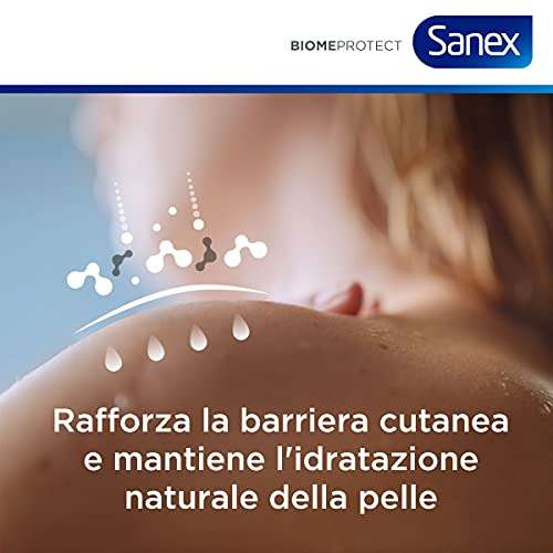 Sanex - 12x Bagnoschiuma [ BiomeProtect Dermo Pro Hydrate, 600 ml]