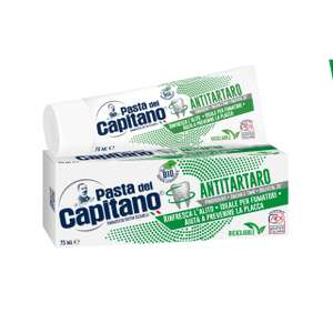 Dentifricio Antitartaro Bio Pasta del Capitano | Previene la placca (100% Made in Italy, 75 ml)