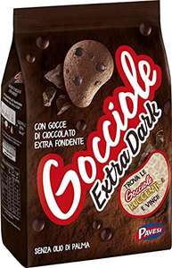 Pavesi Biscotti Frollini Gocciole Extra Dark con Cioccolato Fondente, 400g
