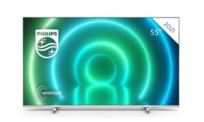 Smart Tv Philips Ambilight 55" Android 4K UHD