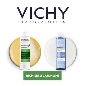 Vichy - Richiedi 2 Campioni GRATIS di Shampoo Dercos
