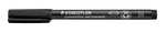STAEDTLER Lumocolor Permanent: Penna Universale Nero, punta M 1,0 mm, 10 Pezzi (317-9)