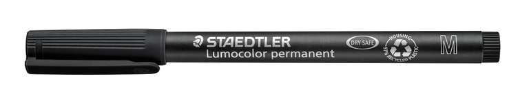 STAEDTLER Lumocolor Permanent: Penna Universale Nero, punta M 1,0 mm, 10 Pezzi (317-9)