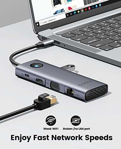 ORICO USB C Docking Station [9 in 1 USB]