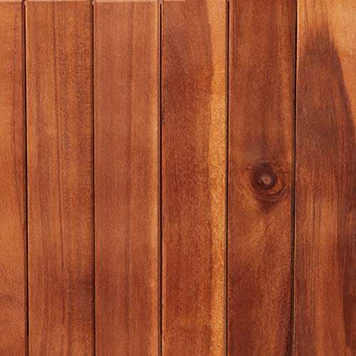 Amazon Aware Fioriera in legno d'acacia [66 cm, rettangolare, tre contenitori in plastica]