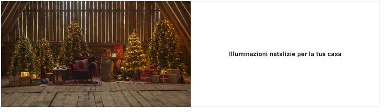 Illuminazioni natalizie per la tua casa scontate fino al 71%