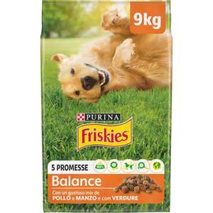 Purina Friskies Balance | Crocchette Cani con pollo, manzo e verdure (9 kg)