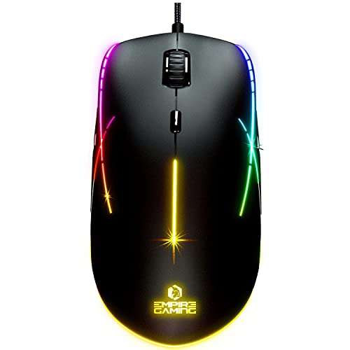 Mouse da Gaming LED [RGB ,6400DPI ,7 pulsanti]