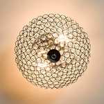 Depuley Lampadario da soffitto a LED in cristallo