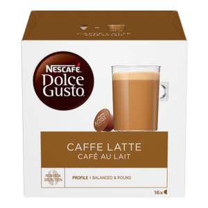NESCAFÉ DOLCE GUSTO Caffelatte | Caffè con Latte, 3 Confezioni da 16 capsule (48 capsule)
