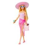 Barbie Bambola con set da spiaggia e accessori