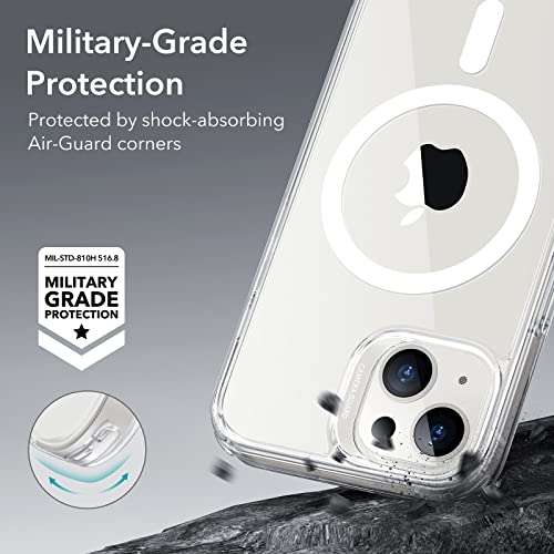 ESR Cover Magnetica Ibrida con HaloLock - Compatibile con iPhone 14 e iPhone 13