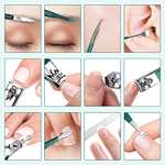 Set Manicure 12 Pezzi - Kit Tagliaunghie Professionale in Acciaio Inox unisex