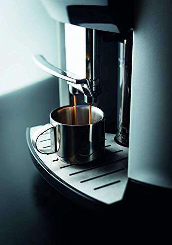 Krups - Macchina per caffè espresso con macinacaffè e montalatte in acciaio inox Professionale argento