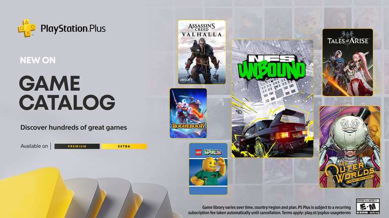 PlayStation Plus Extra/Premium 02/2024: Need for Speed Unbound, The Outer Worlds, Assassin’s Creed Valhalla...