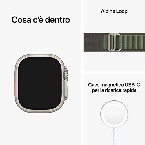 Apple Watch Ultra (GPS + Cellular, Cassa 49mm)