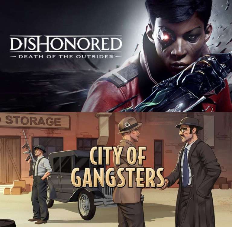 Giochi GRATIS: Dishonored: Death of the Outsider & City of Gangster [02/02 17.00H]