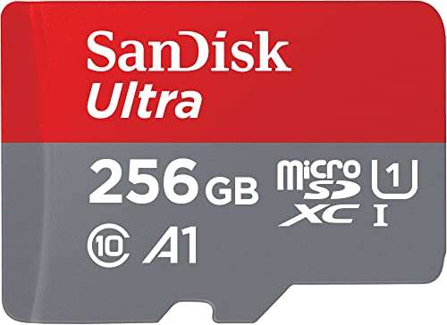 SanDisk 256 GB Ultra microSDXC UHS-I [scheda con adattatore SD]