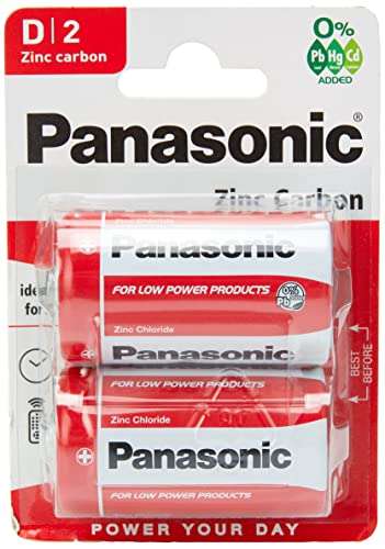 2 Batterie Panasonic D